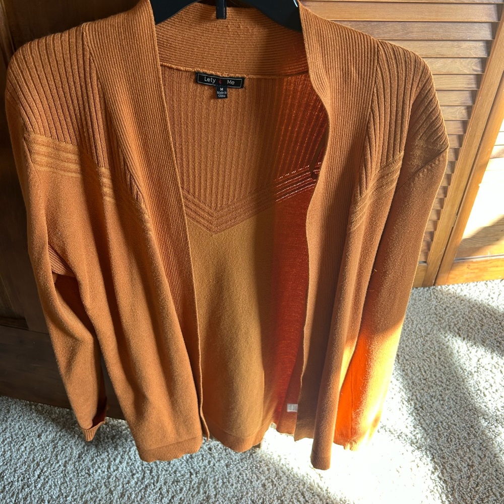 Women's Pumpkin colored Sweater